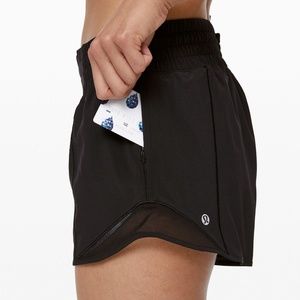 black Lululemon shorts size 2 tall